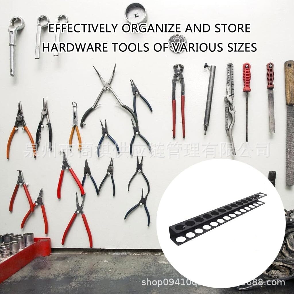 Cross-border wall-mounted hardware storage rack storage rack heavy-duty floating tools wrought iron screwdriver rack