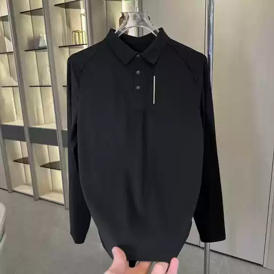 2025 Spring New Fashion Brand Dijia POLO Shirt Men's Casual All-match Outdoor Long Sleeve Lapel Sports Top Fashion