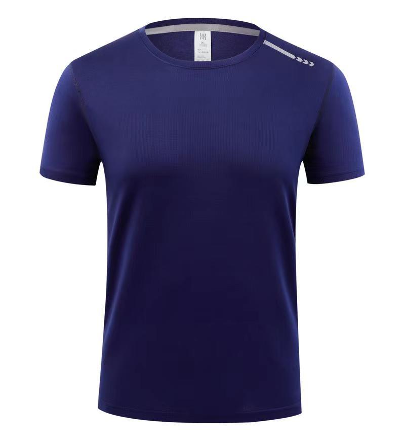 夏高品质圆领薄款透气速干T恤定制 户外运动跑步团建活动服印绣字