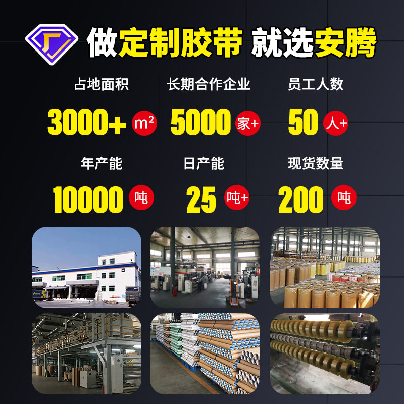 Customized Tape with Printed Logo Pattern Qr Code Customized Tape Source Factory