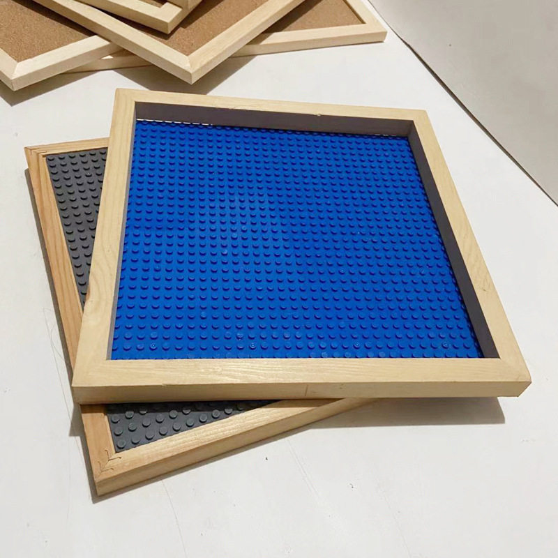 Game Group framed photo frame source factory wooden frame drying pine digital oil painting doll puzzle picture frame