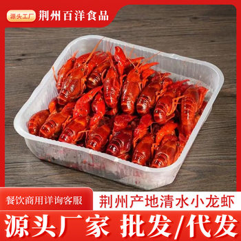 Jingzhou Crayfish Source Factory Liquid Nitrogen Frozen Shrimp Fresh Water Shrimp for Catering Commercial Use Braised Shrimp Wholesale Bulk Supply