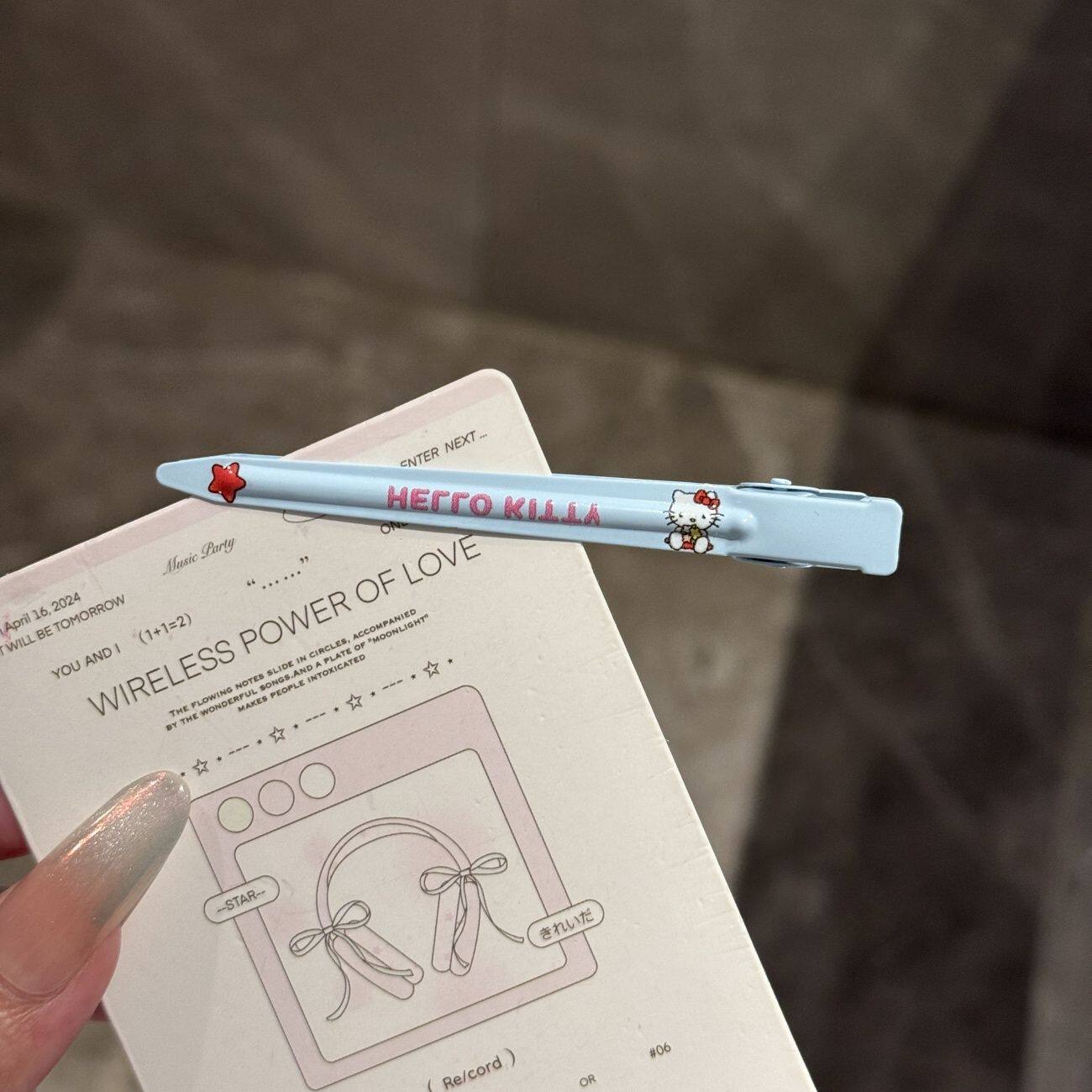 超仙卡通KT猫鸭嘴夹蓬松洗脸化妆一字夹高颜值少女碎发刘海夹发卡