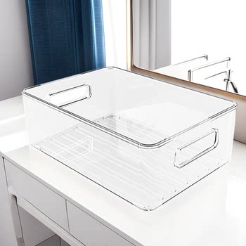 Cosmetic Storage Box Desktop Remote Control Lipstick Basket Brush Holder Drawer Snack Transparent Skincare Basket Acrylic Box