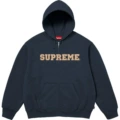 E603 25fw full zipper hoodie royal blue