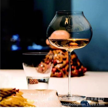 Red Wine Glass Handmade Crystal Glass Burgundy White Wine Glass High Foot Glass Large Household Thin Leg Light