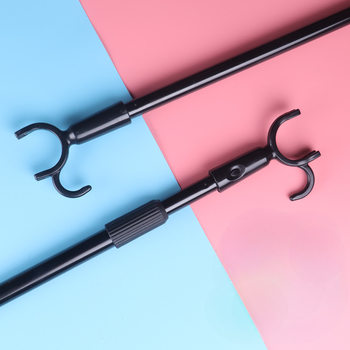 Clothes Drying Rod for Home Use, Extendable Clothes Hanger Rod, Clothes Fork, Clothes Rod for Hanging and Drying Clothes