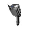 Private Model Retractable Cord Car Charger Fast Charging Plug 145W Four-In-One Cigarette Lighter Pd Fast Charging with Digital Display Car Charger