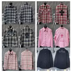 Chrome hearts Jacket Cross Patch Flannel Shirt