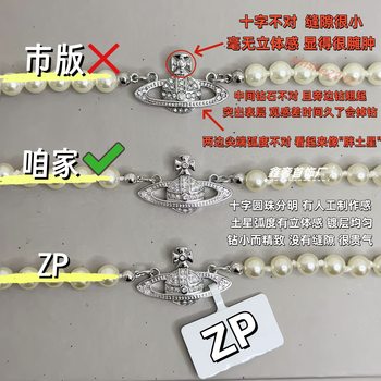 Empress Dowager Saturn Pearl Necklace Female Vivian Classic Full Diamond Pendant Explosions Clavicle Chain Factory Direct Batch