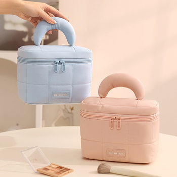 Runhui's New Cloud-Covered Makeup Bag Portable Makeup Bag Cosmetics Storage Bag Makeup Bag Large Capacity