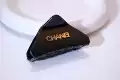 Brushed triangle black cha