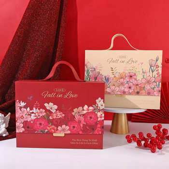 Light Luxury Holiday Gift Box Valentine's Day Empty Box High-End Wedding Accompaniment Gift Box Birthday Gift Packaging Box