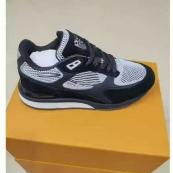 Guangzhou L Lujia Classy Retro Genuine Leather Color Matching Casual Sports Shoes, Comfortable and Breathable Men's Shoes, Low-Cut, Breathable and Lightweight