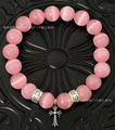Pink cat eye 2 beads+
