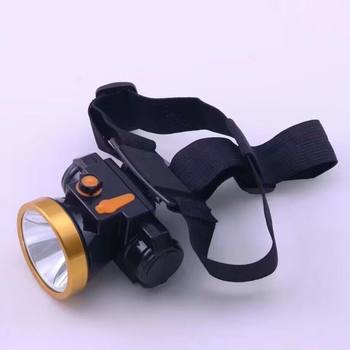 Factory Direct Sales Ultra-Bright Rechargeable Head-Mounted Flashlight Night Fishing Lithium Battery Strong Light Special Headlight Miner's Lamp Gift