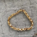 Letter gold bracelet 18cm