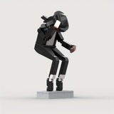 Трансграничный MOC классический персонаж Michael MJ model украшение из мелких частиц головоломка строительный блок игрушка