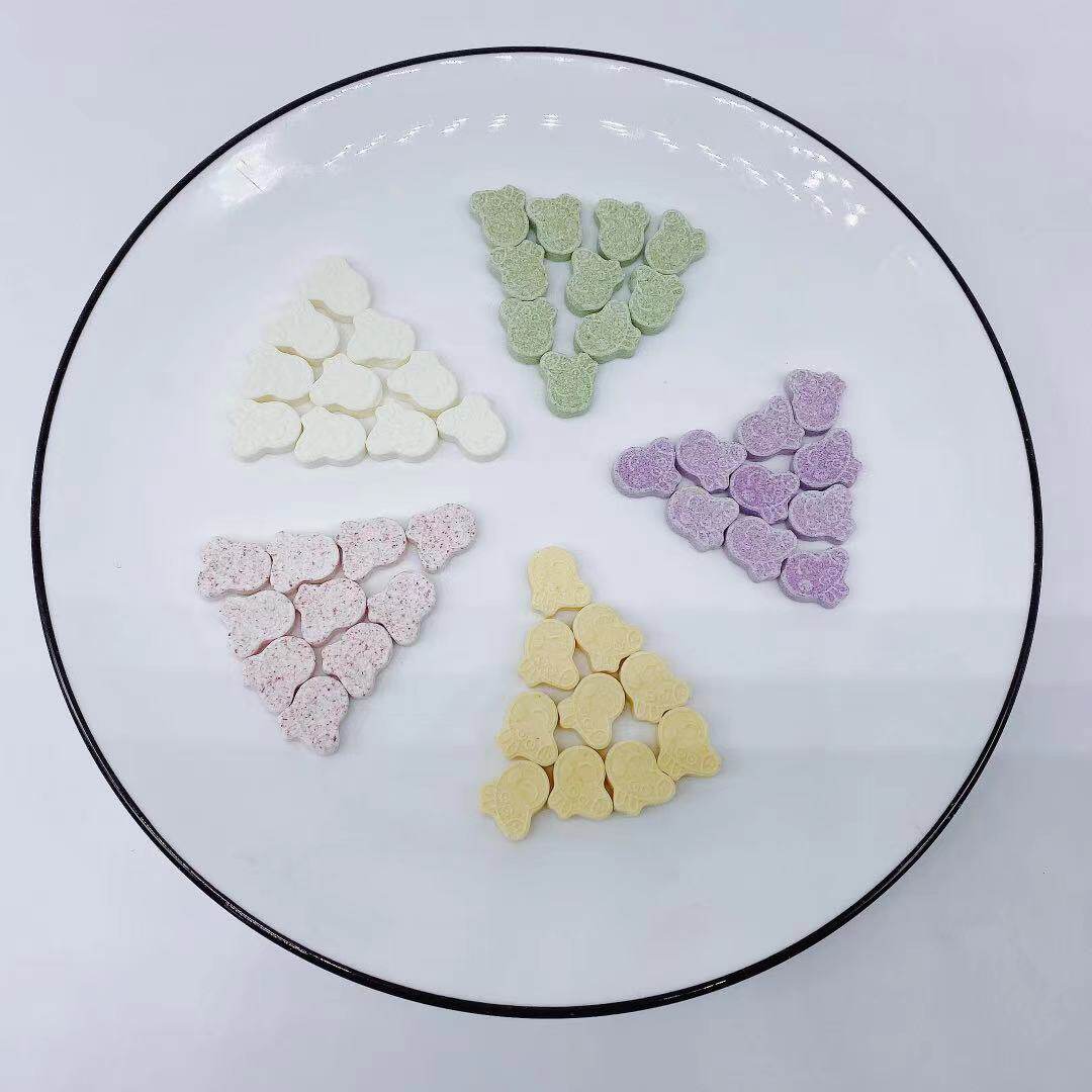 [Factory Straight Hair] Fruit and Vegetable Page Milk Slice Children Dry Milk Slice Snacks