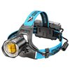 Cross-Border Popular Outdoor Cycling Strong Light Sensor Headlight Charging Adjustable Zoom Aluminum Alloy Miner's Lamp Construction Site Work Headgear