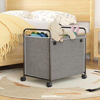 Cross-Border Kidsren's Toy Storage Rack Bedroom Removable Universal Wheel 360 ° Rolling Storage and Organization Rack