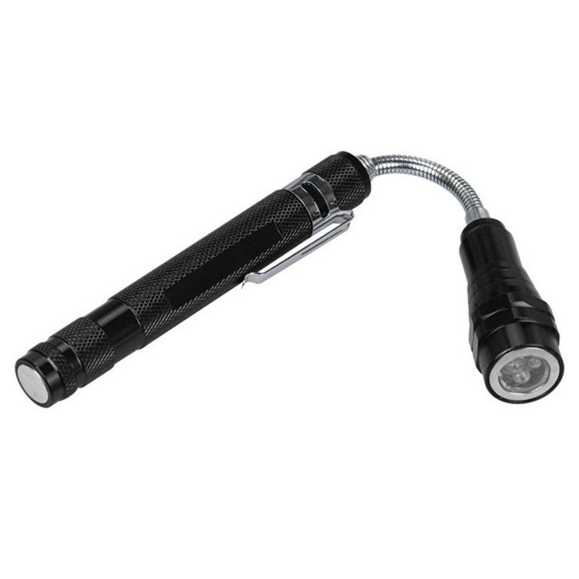 Antenna Light with Magnetic Attachment, Special Work Light, Telescopic Flashlight, Magnet Picker, Flexible T91 Hose Light, Pen Clip Light