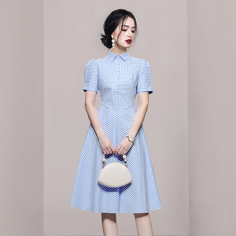(Mới) Mã A9821 Giá 990K: Váy Đầm Liền Thân Nữ Guryt Dáng Chữ A Tay Phồng Hàng Mùa Hè Kín Cổ Thời Trang Nữ Chất Liệu G03 Sản Phẩm Mới, (Miễn Phí Vận Chuyển Toàn Quốc).