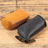 2024 New Vintage Genuine Leather Key Bag Handmade Vegetable Tanned Leather Coin Purse Top Layer Cowhide Car Key Storage Bag