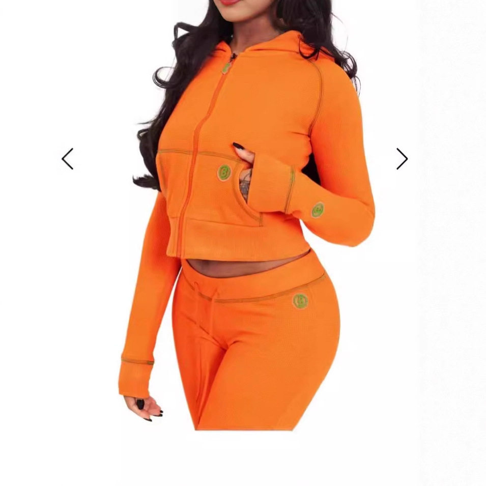 2025新品欧美服装跨境外贸亚马逊女装爆品开衫长袖长裤时尚套装