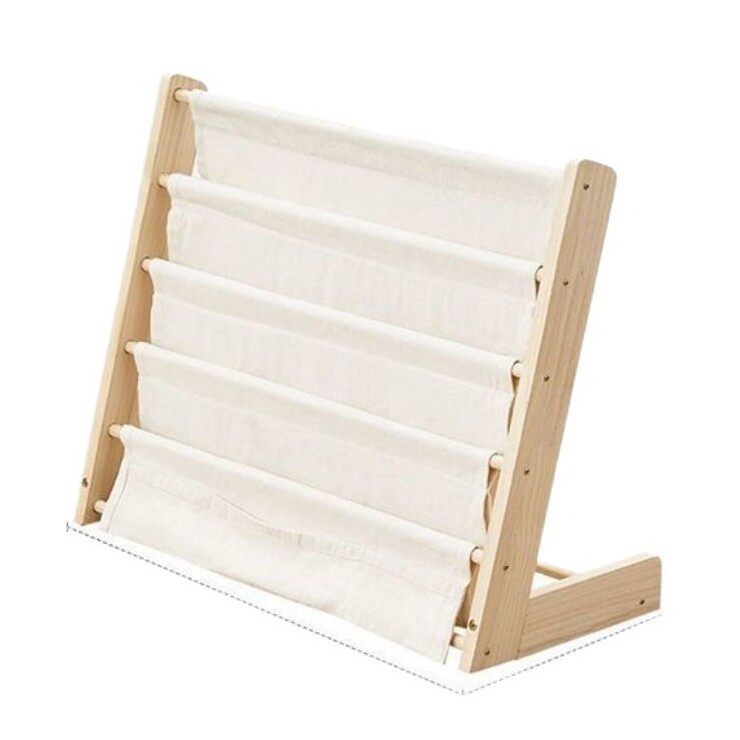 Spot Solid Wood Bookshelf Kindergarten Storage Floor-Standing Storage Rack Children's Bookshelf Reading Bookcase Children's Picture Book Rack