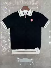 Men's Cross-Border Alternative European and American Trendy Autumn and Winter New Ca Knitwear Sweater Casa Shirt Polo Shirt with Collar