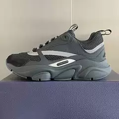 D Brand B22 Dad Shoes Guangzhou High Version 2026 New Model Internet Celebrity Genuine Leather Casual Sports Thick-Soled Dad Shoes for Men