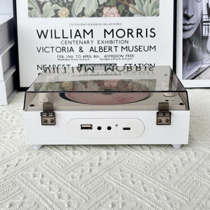 Cross-Border Hot-Selling Retro Cd Player, Outdoor Portable High-Quality Multi-Functional All-In-One Bluetooth Player