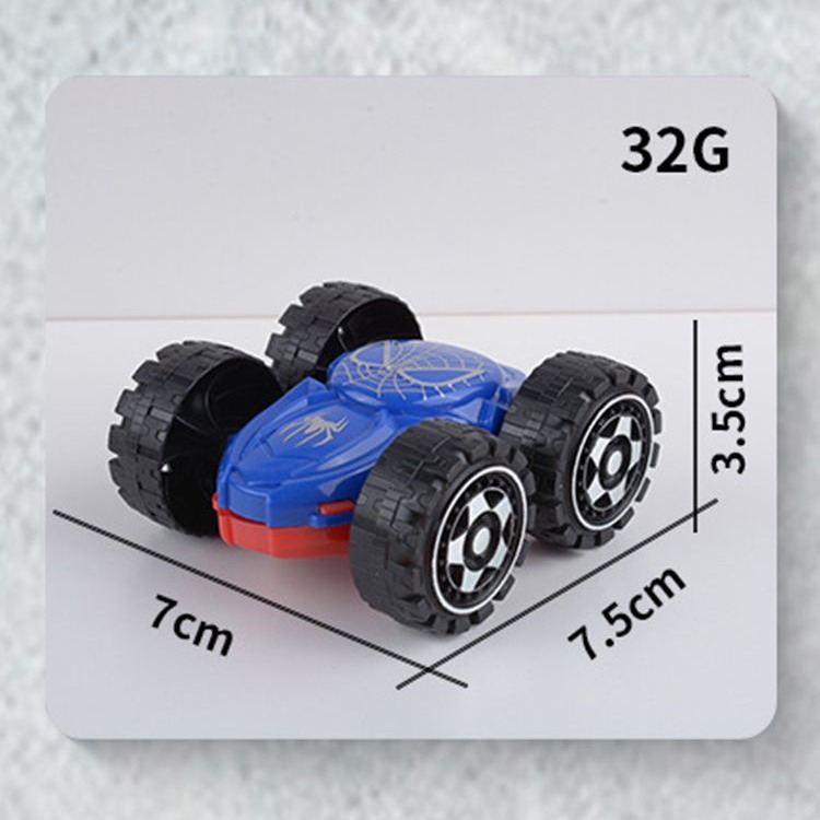 儿童玩具双面惯性四驱车子耐摔翻斗360度旋转特技翻滚小汽车批发