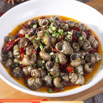 Changsha Snail 500g Hunan Colorful Spicy Snail Stir-Fried Snail Heated Ready-To-Eat Hotel Semi-Finished Ingredients Commercial
