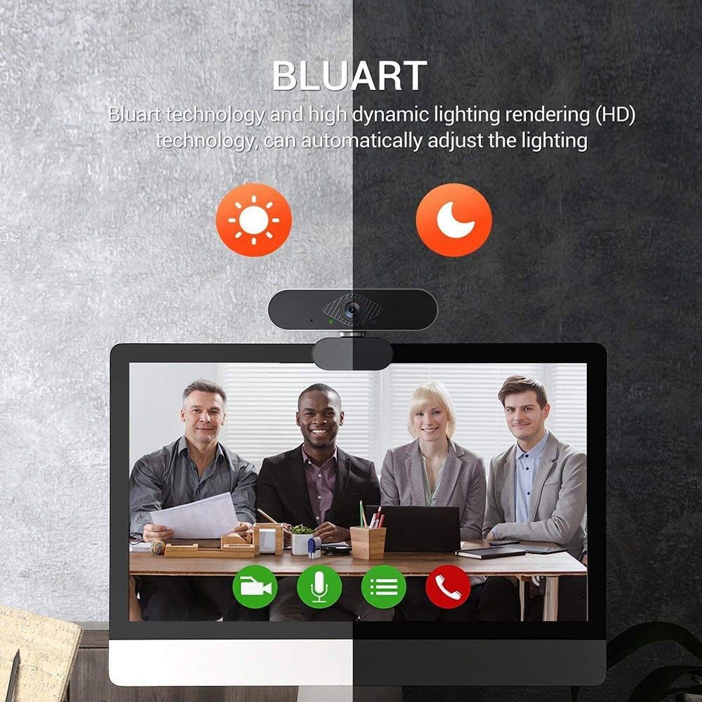 New 4K Ultra-High Definition Factory Direct Supply B12 Online Class Teaching 2K Live Conference Driver-Free USB Computer Camera