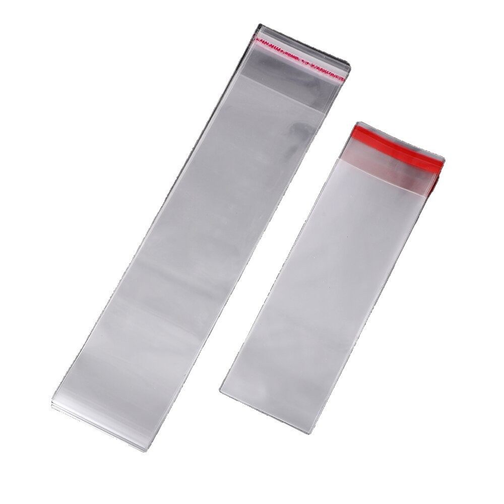 Opp Self-Adhesive Bags, Transparent Long Plastic Jewelry Self-Sealing Packaging Bags, Long Strip Jewelry Packaging