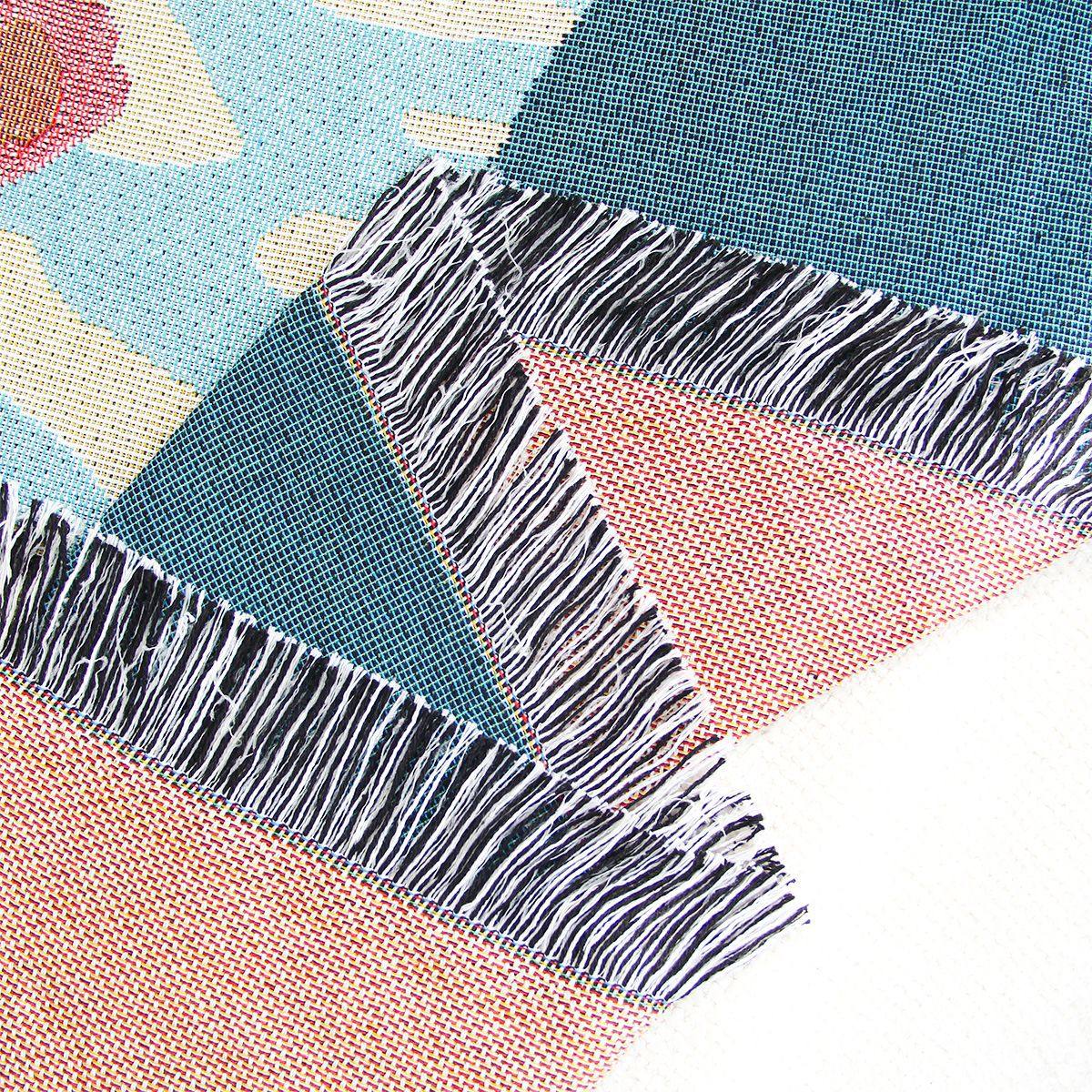 Customized Thick Blanket Ins Style Outdoor Mat Camping Picnic Blanket Cover Blanket Tapestries Decorative Blanket Cross-border Exclusive