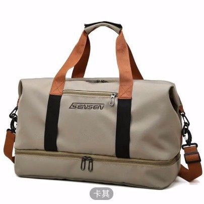 Travel Bag Handbag Short-distance Travel Men's and Women's Large Capacity Canvas Bag Luggage Bag Short-distance Light Sports Fitness