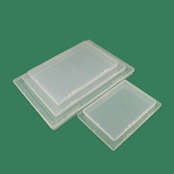 Rectangular Transparent Storage Box with Lid Pp Box Transparent Plastic Box Cross-Border Export Cultural and Creative Packaging Box Wholesale