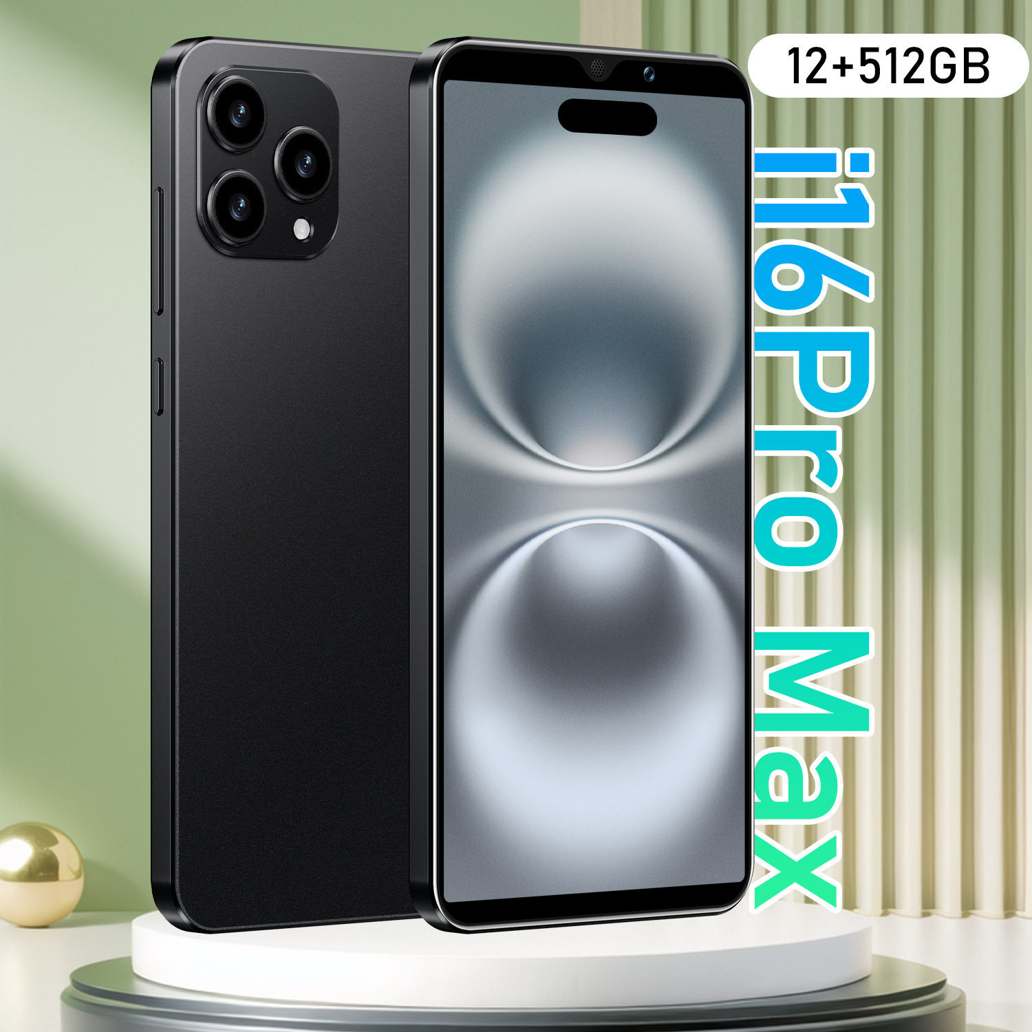 跨境手机I16ProMax新款智能手机1+16GB安卓8.1速卖通6.0大屏