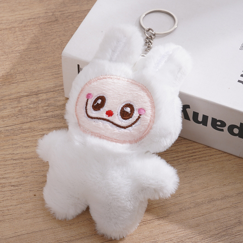 ラブブ ホワイト（丸バックル風）