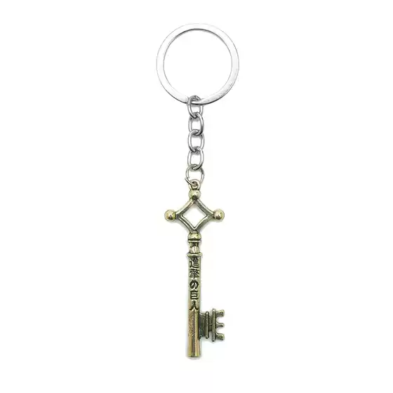 Animation Peripheral Attack Giant Allen's Key Logo Keychain Pendant Attack on Titan
