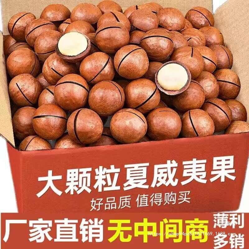 New Arrival Macadamia Nuts Large Particles 1000g Net Weight Cream Nuts Dried Fruits Bulk Specialty Snacks