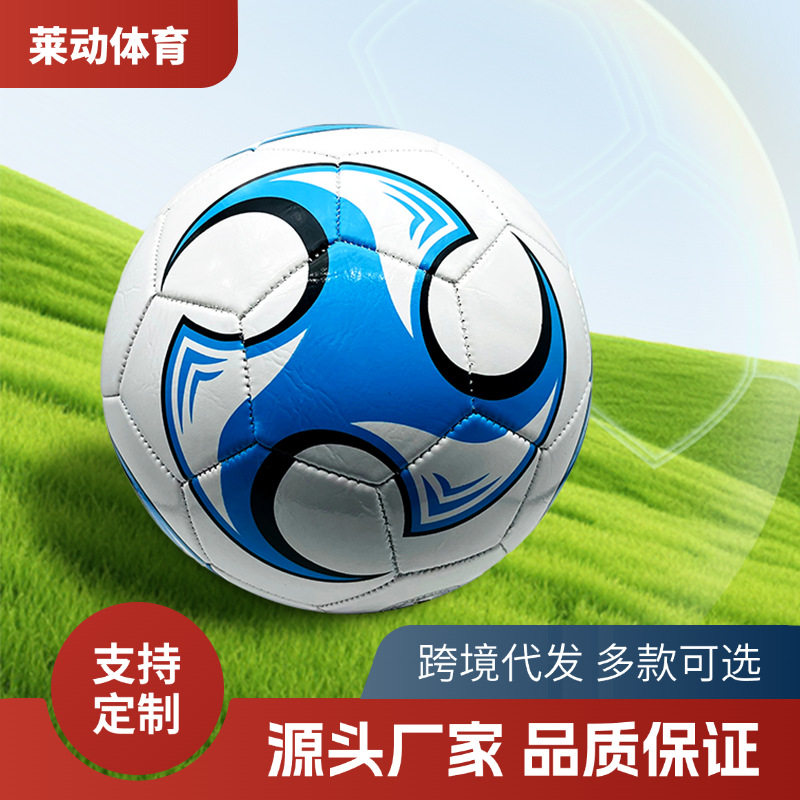Football No. 5 Machine-Sewn Pvc Training Game World Cup Premier League Champions League Kidsren's Football Cross-Border Factory Wholesale