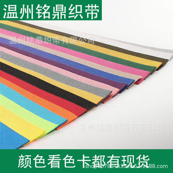 Eco-Friendly Pp Polypropylene Woven Webbing with Ribbed Pattern, American Plain Weave, Multi-Color Edging Strip, Accessory Ribbon, European Standard Tested Ribbon