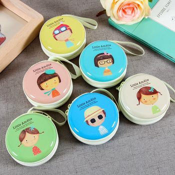 Creative Street Stall Cute Cartoon Coin Purse Portable Earphone Key Storage Bag Small Gift Zipper Bag for Primary School Students