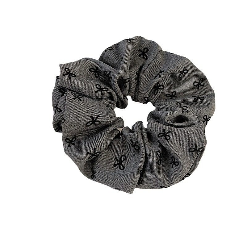 Elegant Bow Polar Dot Large Intestine Hair Ring Women's Ball Hair Rope High Elastic Durable Hair Rope Korean Style Hair Accessories