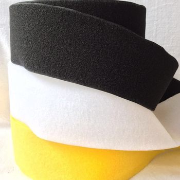 Jianli Velcro Full Nylon 1.25 cm-15cm Velcro Black White Color Mother and Mother Sticker