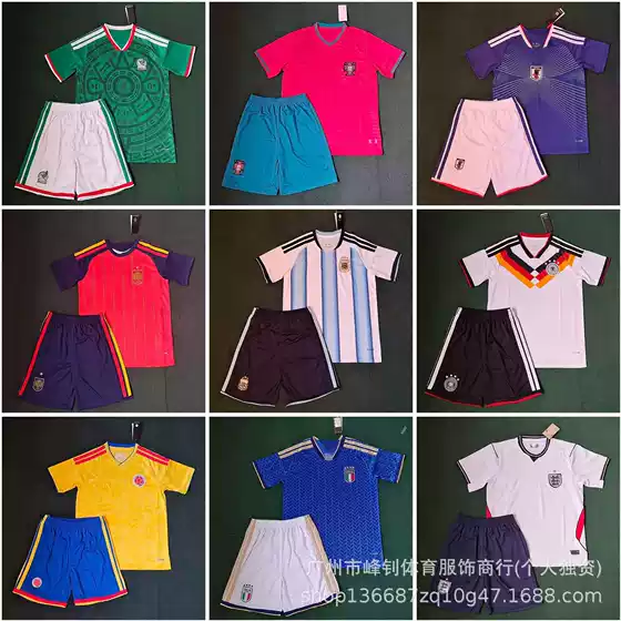 2026 World Cup Argentina Spain Germany France Home Adult Football Uniform Set